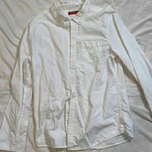 White red camel button up (YOUTH XL)
